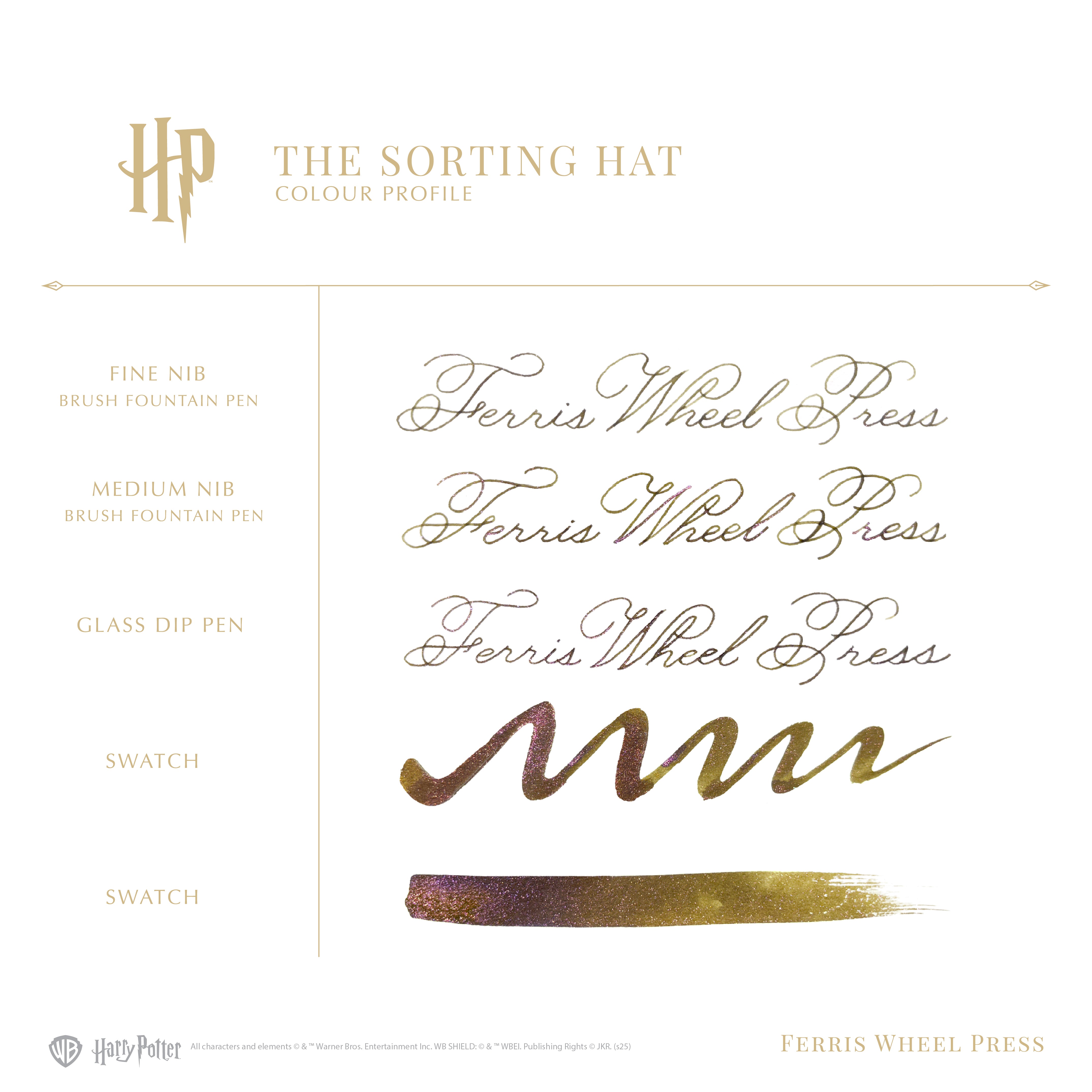 Warner Bros. | Harry Potter | Property of Hogwarts™ 38ml Ink | Limited Run | The Sorting Hat