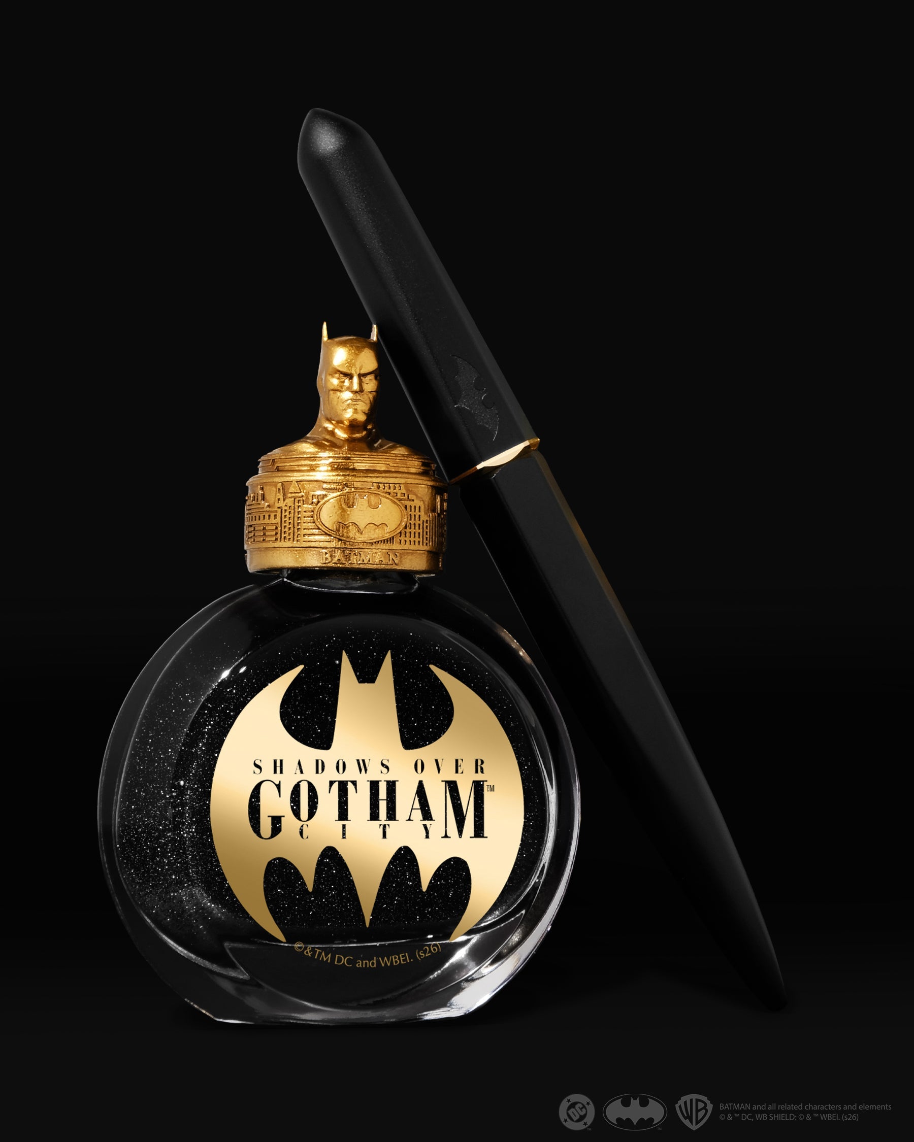 Shadows over Gotham City | Marquise Pen & Ink Set | Batman - Ferris Wheel Press Canada