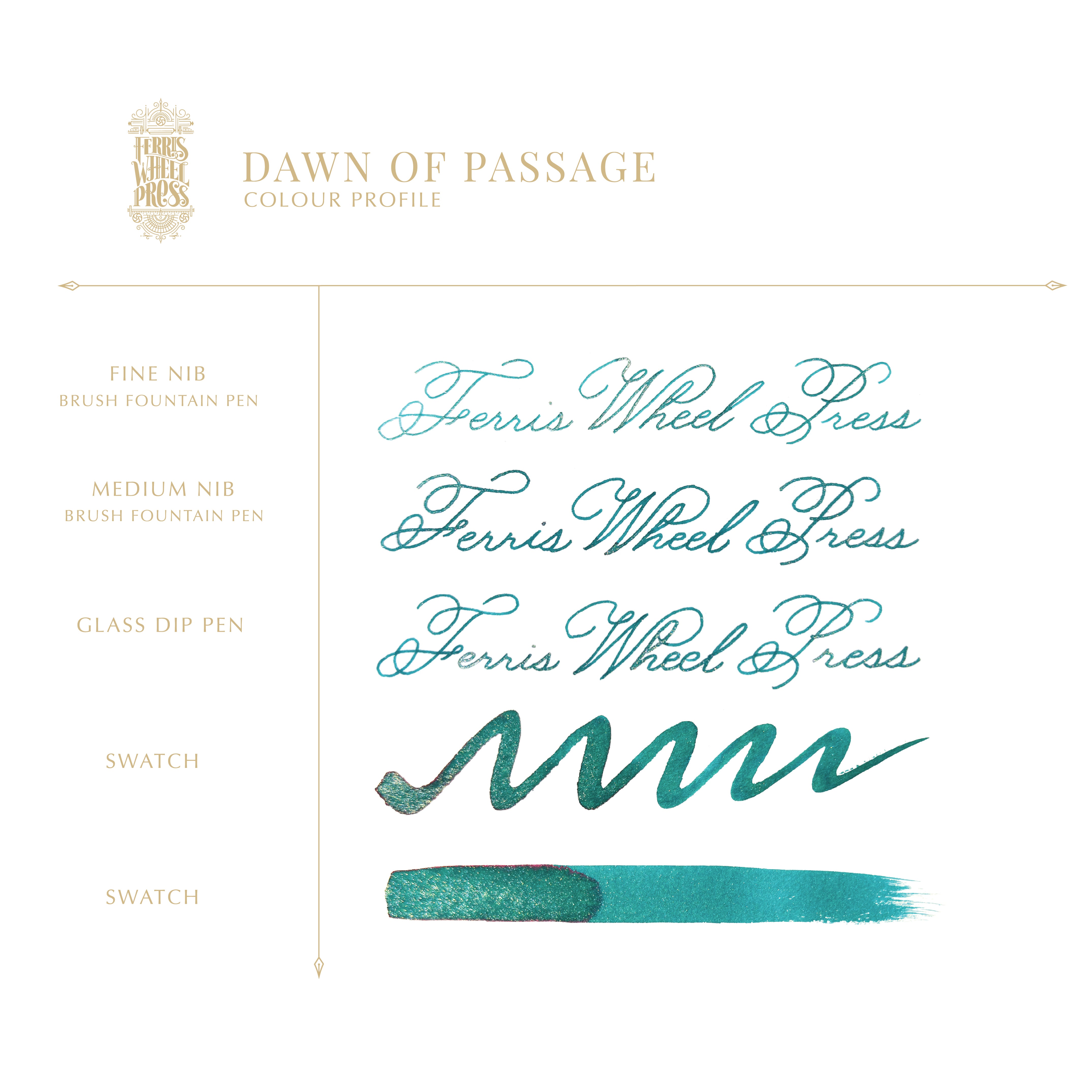 FerriTales | The Book of Knights Series | Dawn of Passage 85ml Ink - Ferris Wheel Press Canada