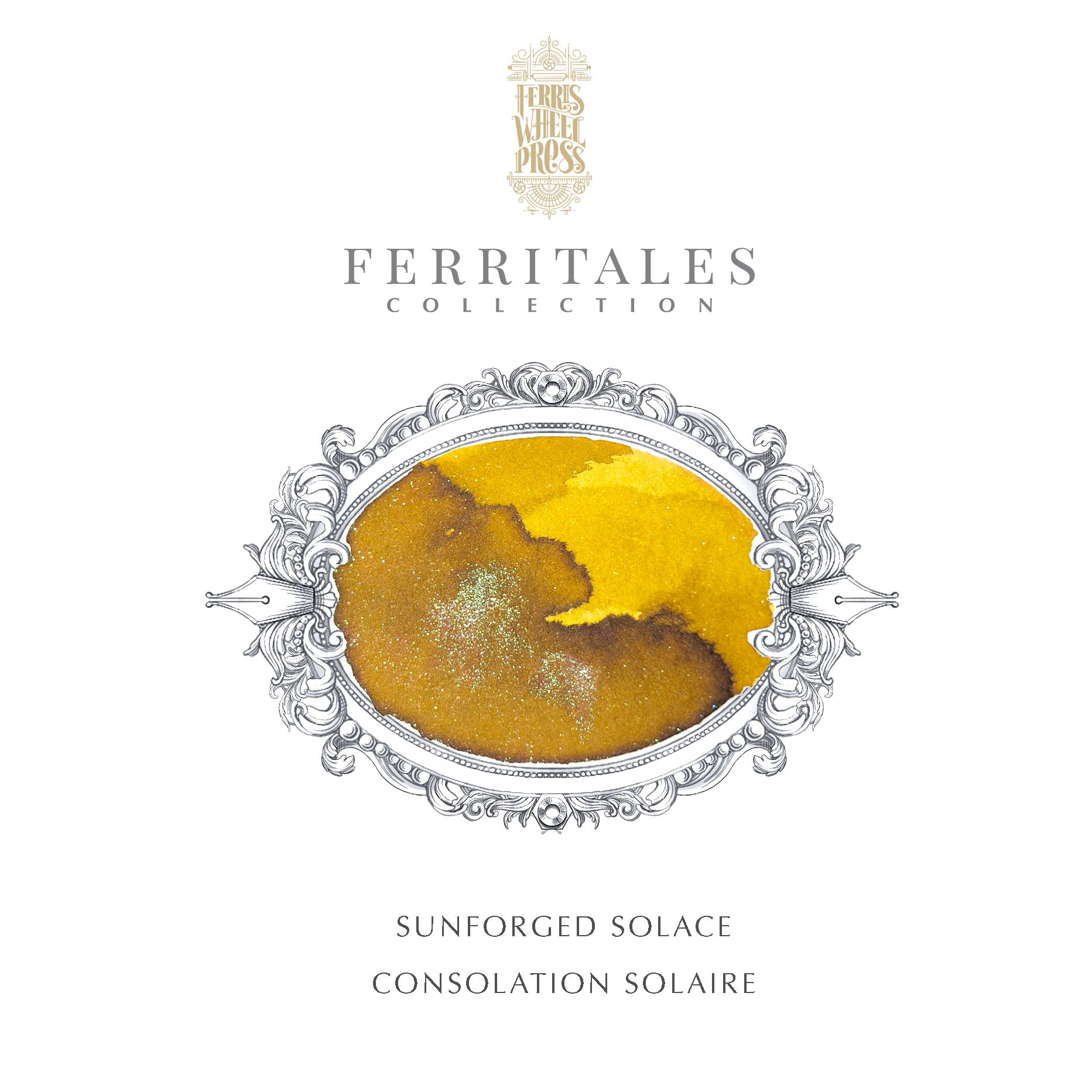 FerriTales | The Book of Knights Series | Sunforged Solace 85ml Ink - Ferris Wheel Press Canada