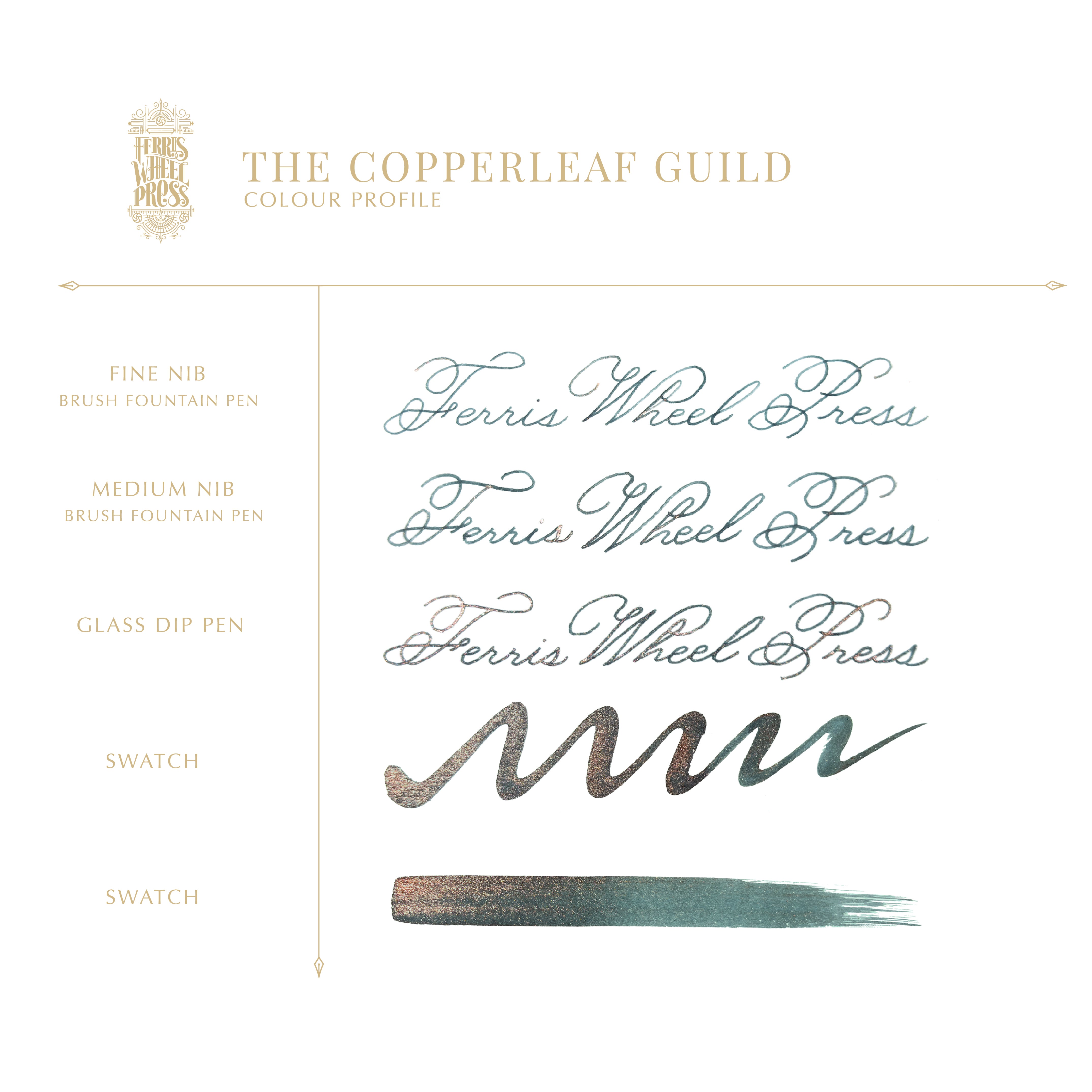 FerriTales | The Book of Knights Series | The Copperleaf Guild 85ml Ink - Ferris Wheel Press Canada