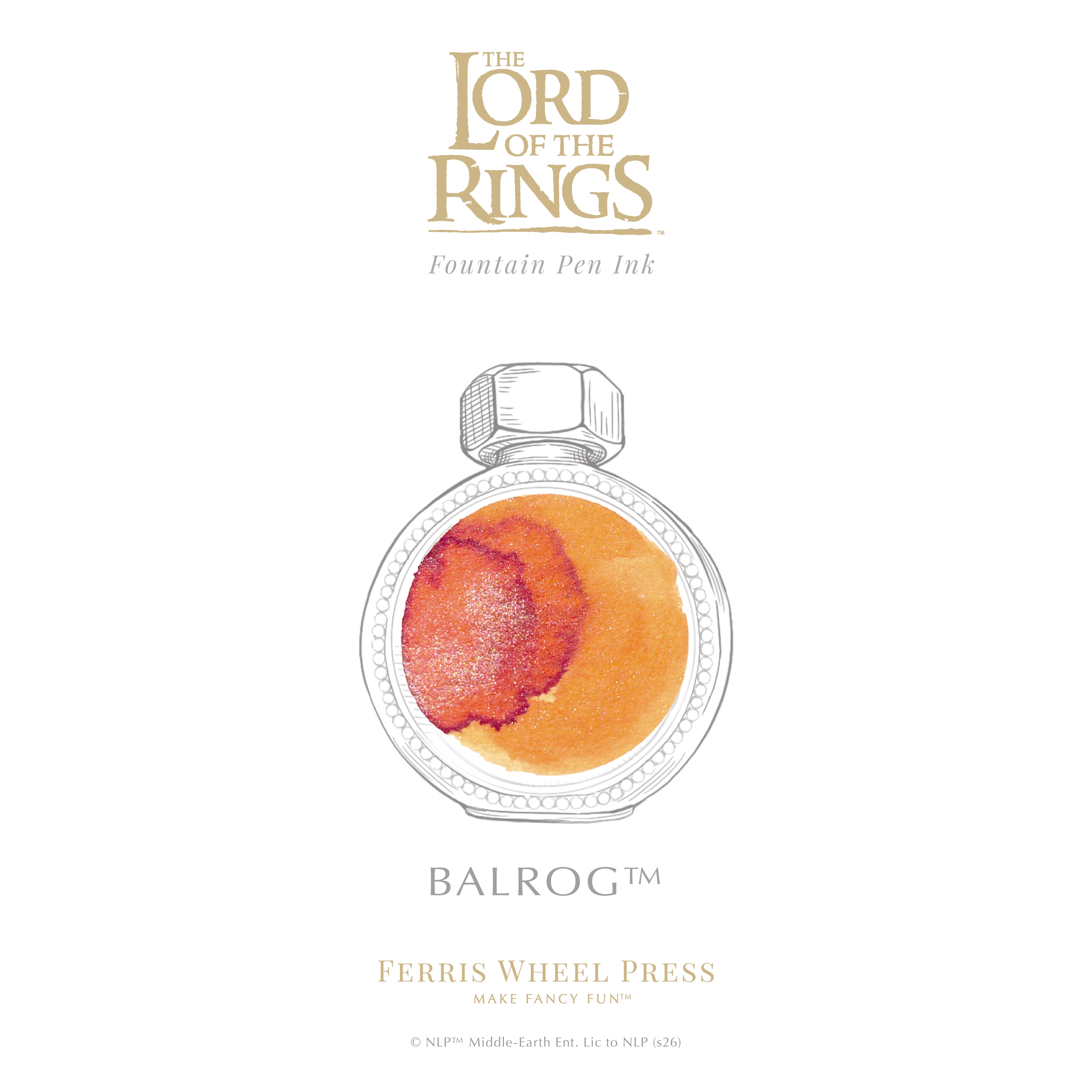 Warner Bros. | The Lord of the Rings 25th Anniversary | Balrog 38ml Ink