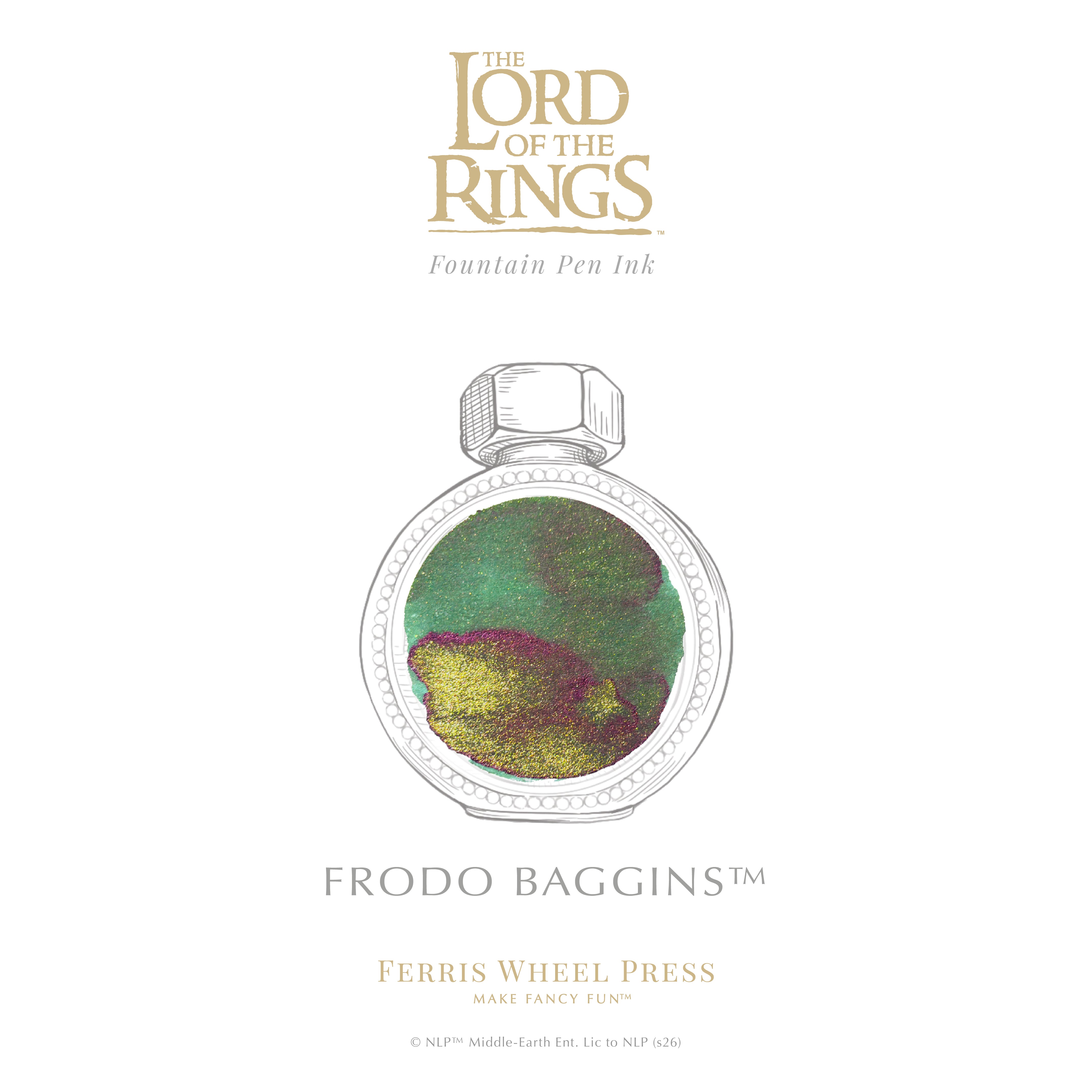 Warner Bros. | The Lord of the Rings 25th Anniversary | Frodo Baggins 38ml Ink