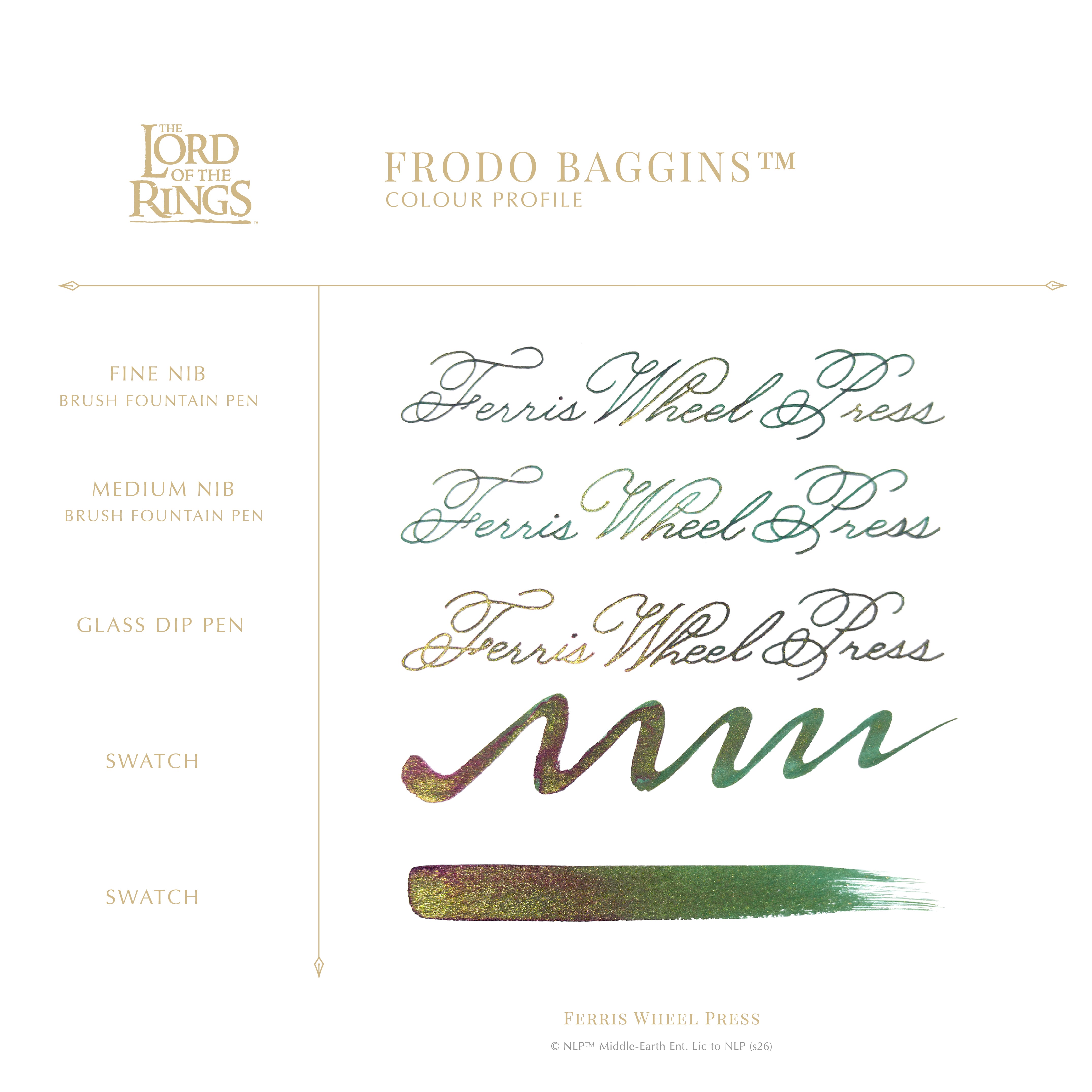 Warner Bros. | The Lord of the Rings 25th Anniversary | Frodo Baggins 38ml Ink