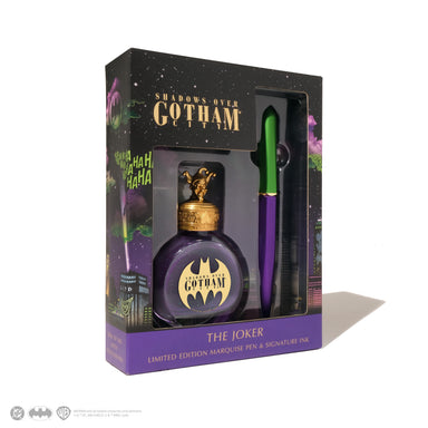 Shadows over Gotham City | Marquise Pen & Ink Set | Joker