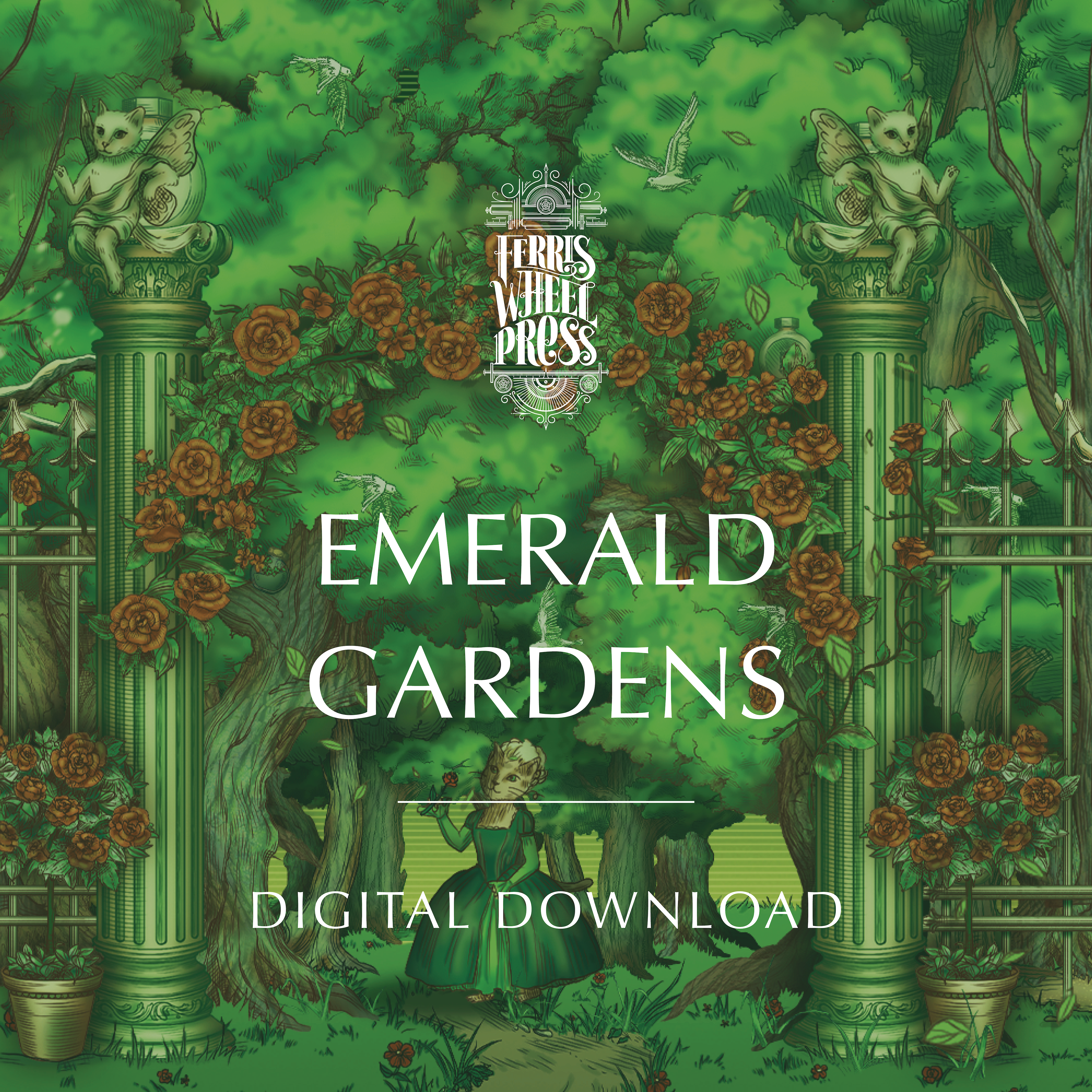 Digital Download-Emerald-Gardens
