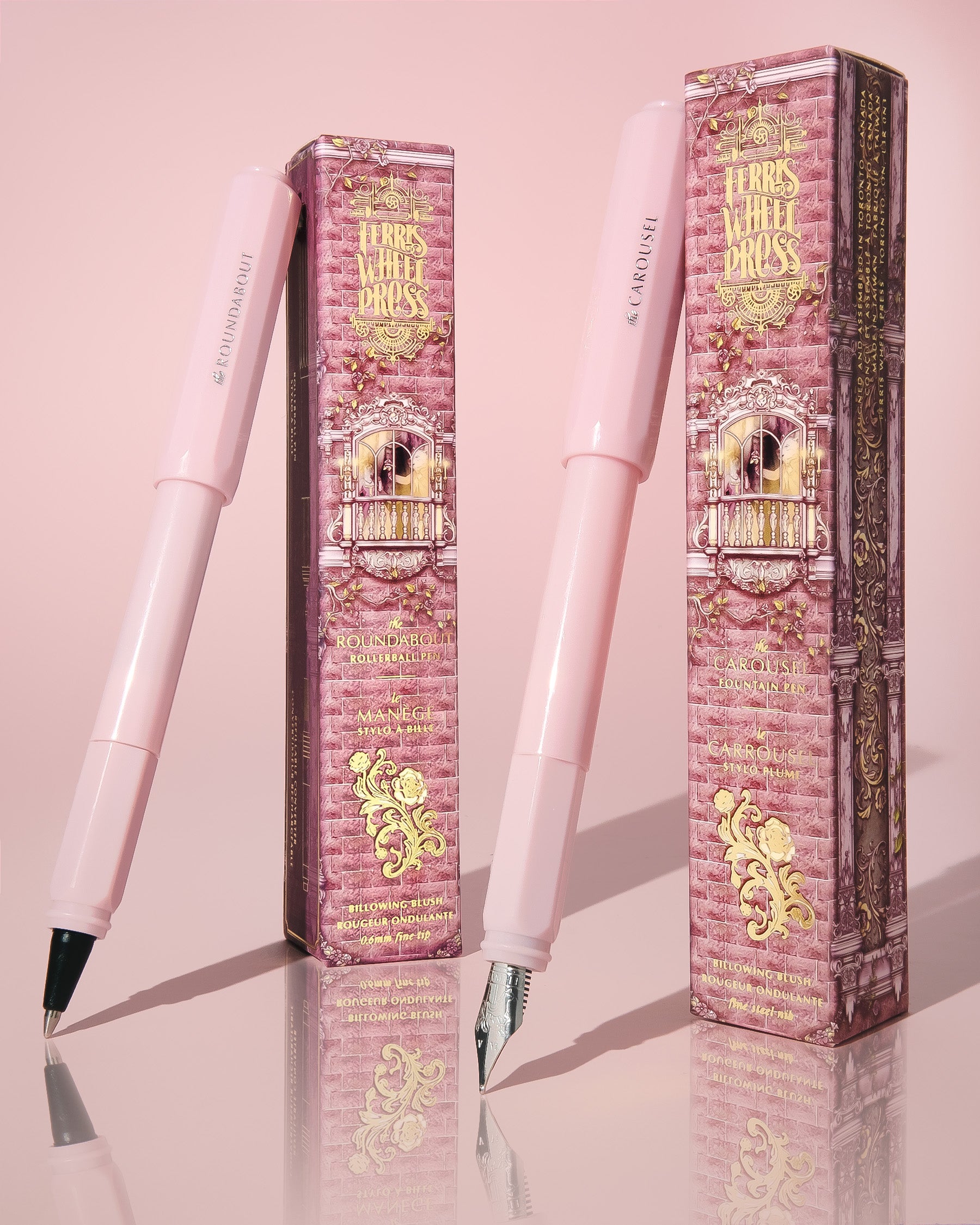 The Roundabout Rollerball Pen - Billowing Blush