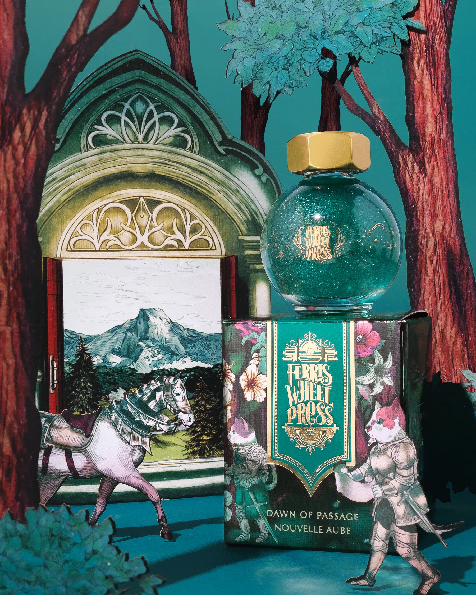 FerriTales | The Book of Knights Series | Dawn of Passage 85ml Ink - Ferris Wheel Press Canada