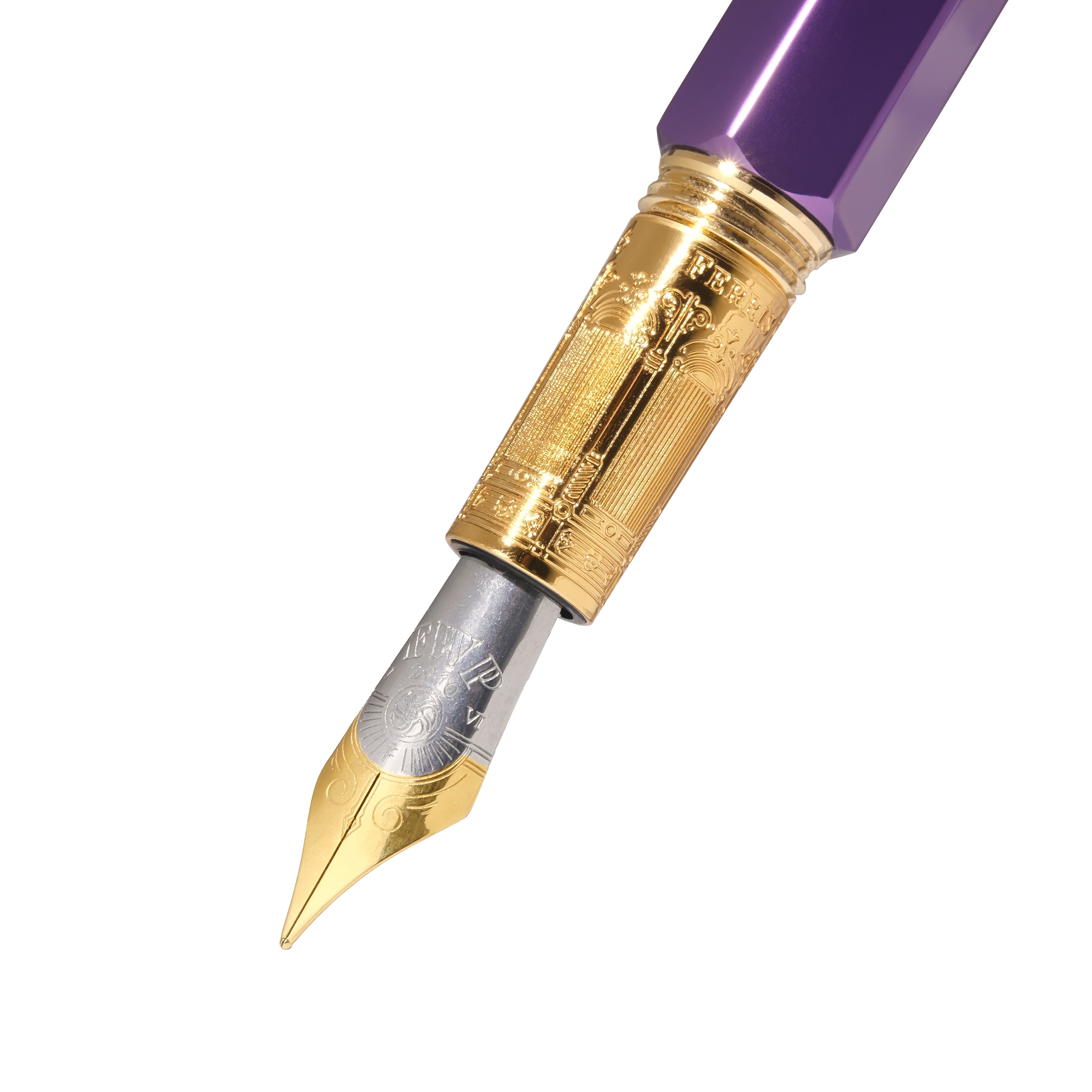 The Marquise Fountain Pen - Aubergine