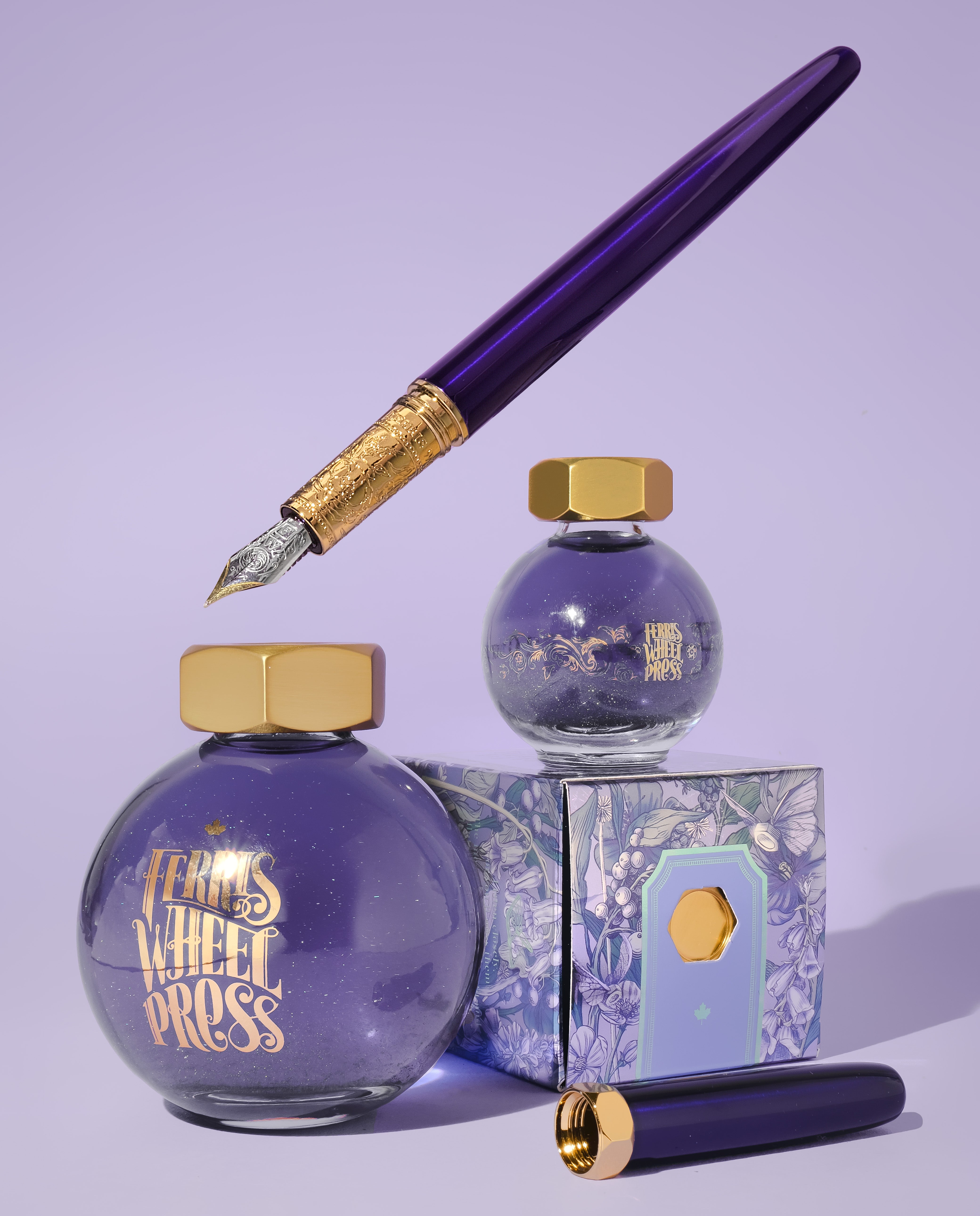 The Bijou Fountain Pen - Moonbeam Meadows