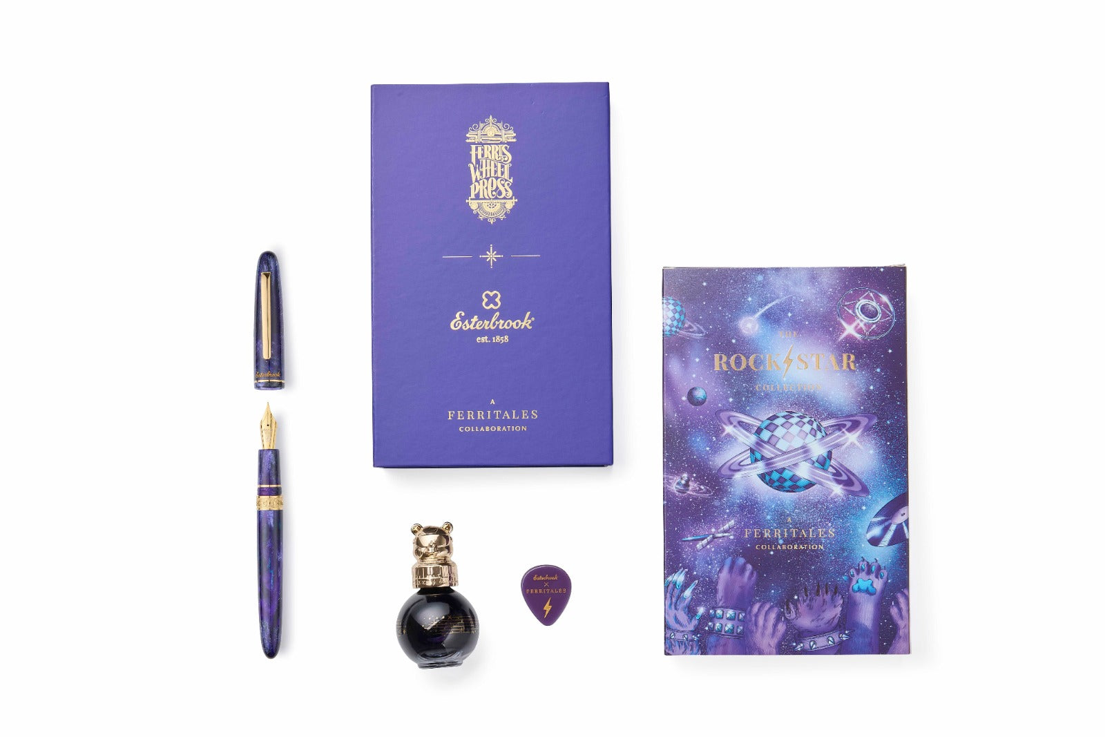 Curious Collaboration - Ferris Wheel Press x Esterbrook | Rockstar Collection