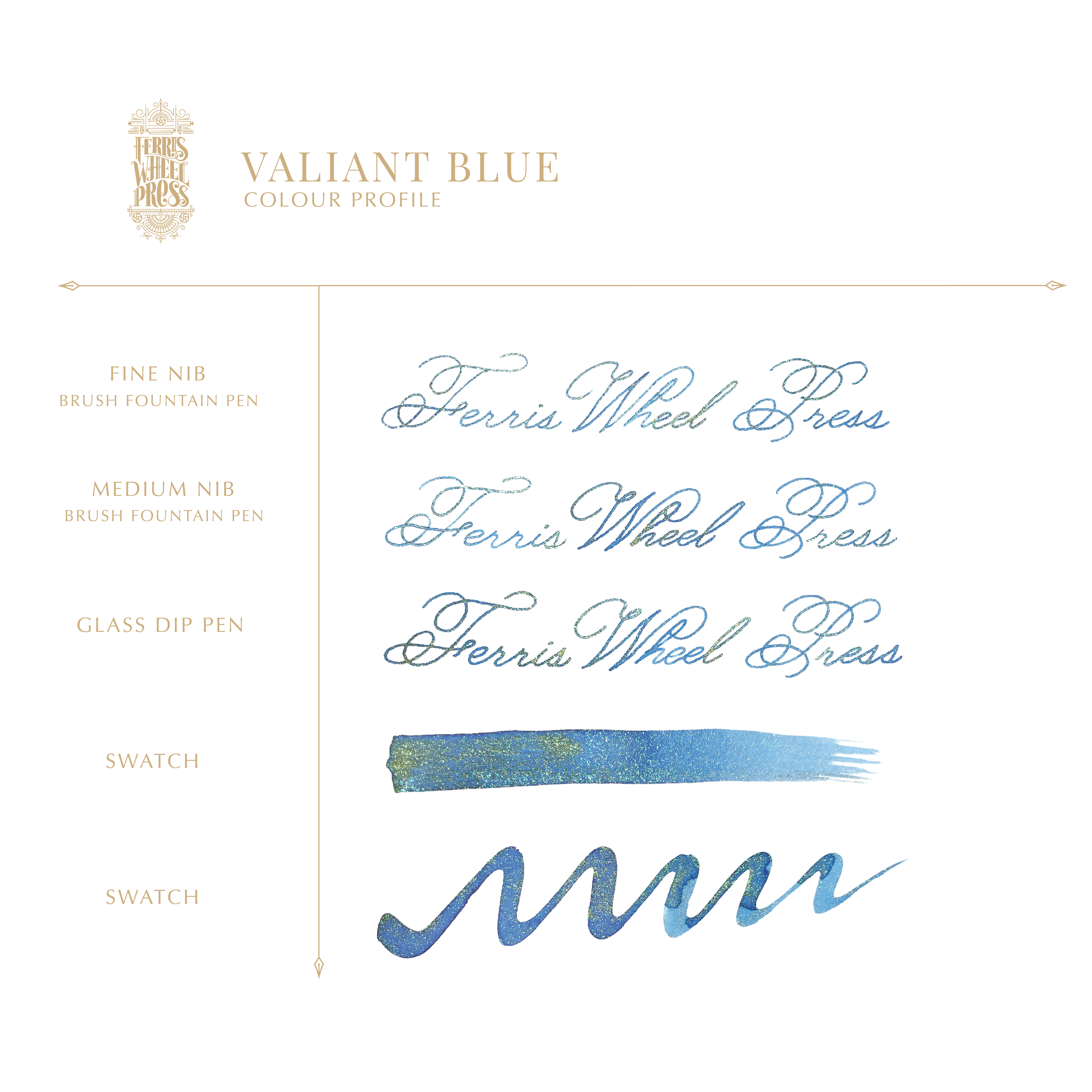 FerriTales | The Beauty and the Beast - Valiant Blue Ink 85ml