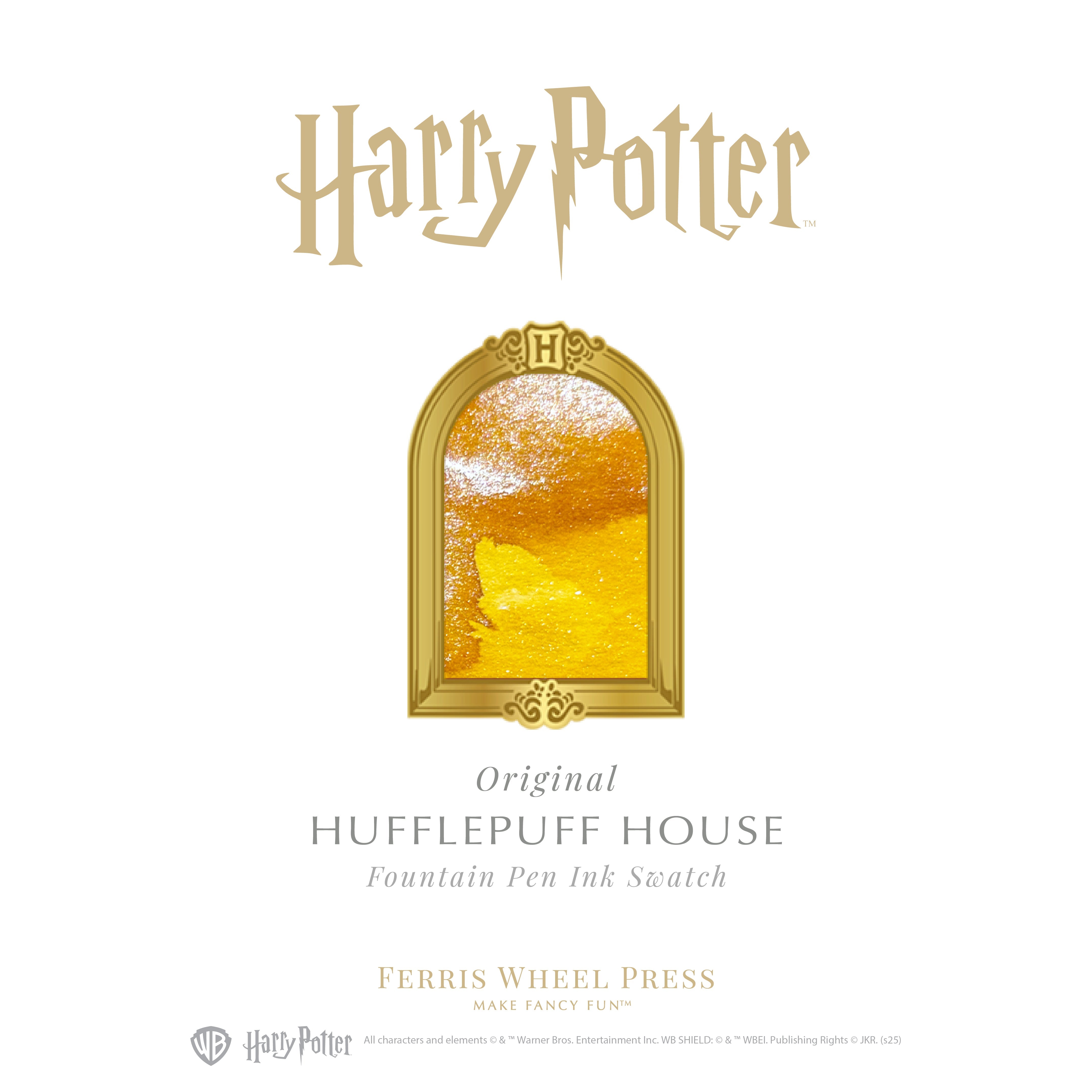 Warner Bros. | Harry Potter | Carousel Pen and Ink Set | Hufflepuff House