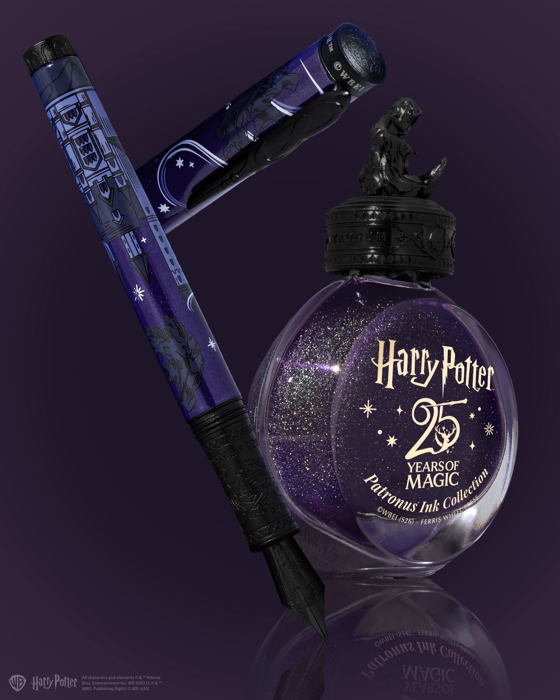 25 Years of Magic - Patronus Anniversary Collection | Limited Edition Masque Pen & Ink Set | Dementor