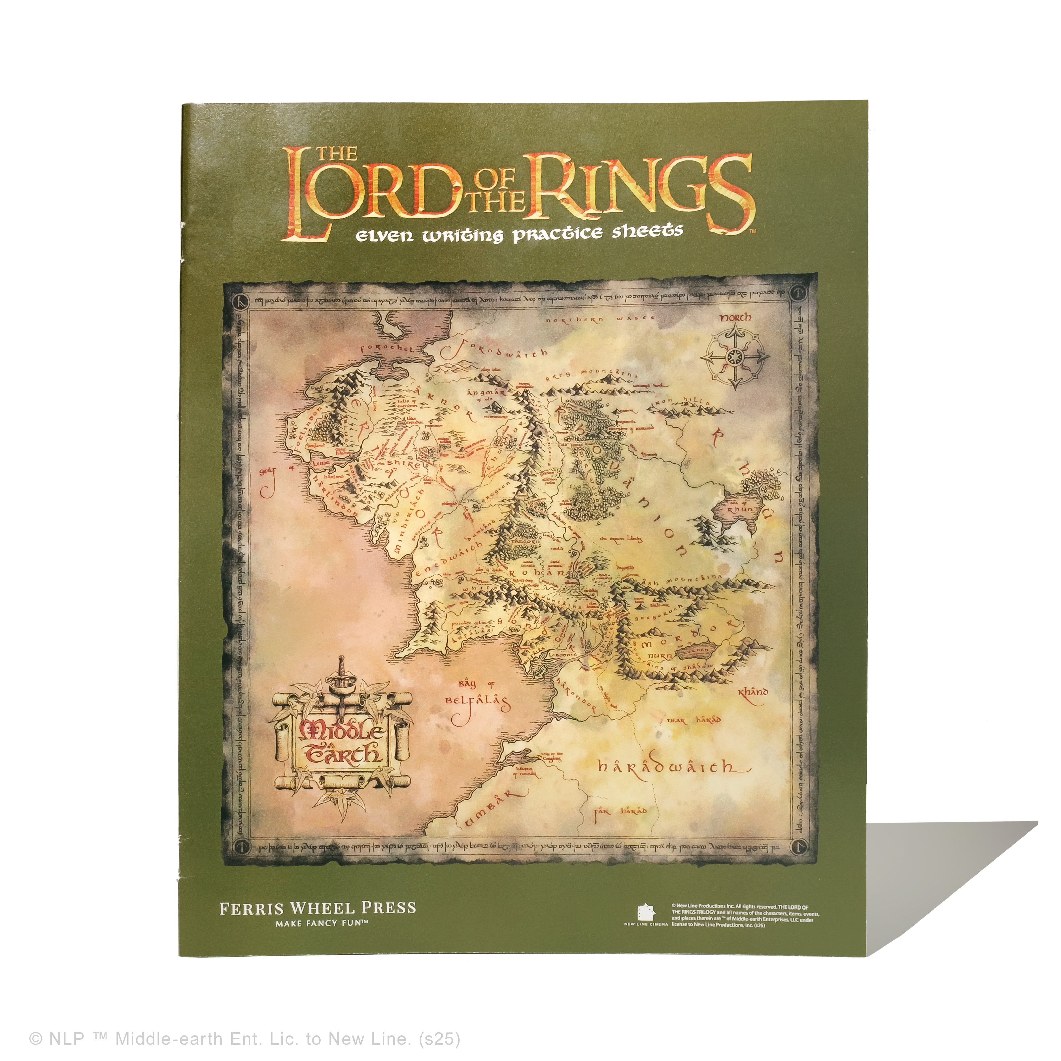 The Lord of the Rings Lettering Booklet (Physical) - Ferris Wheel Press Canada