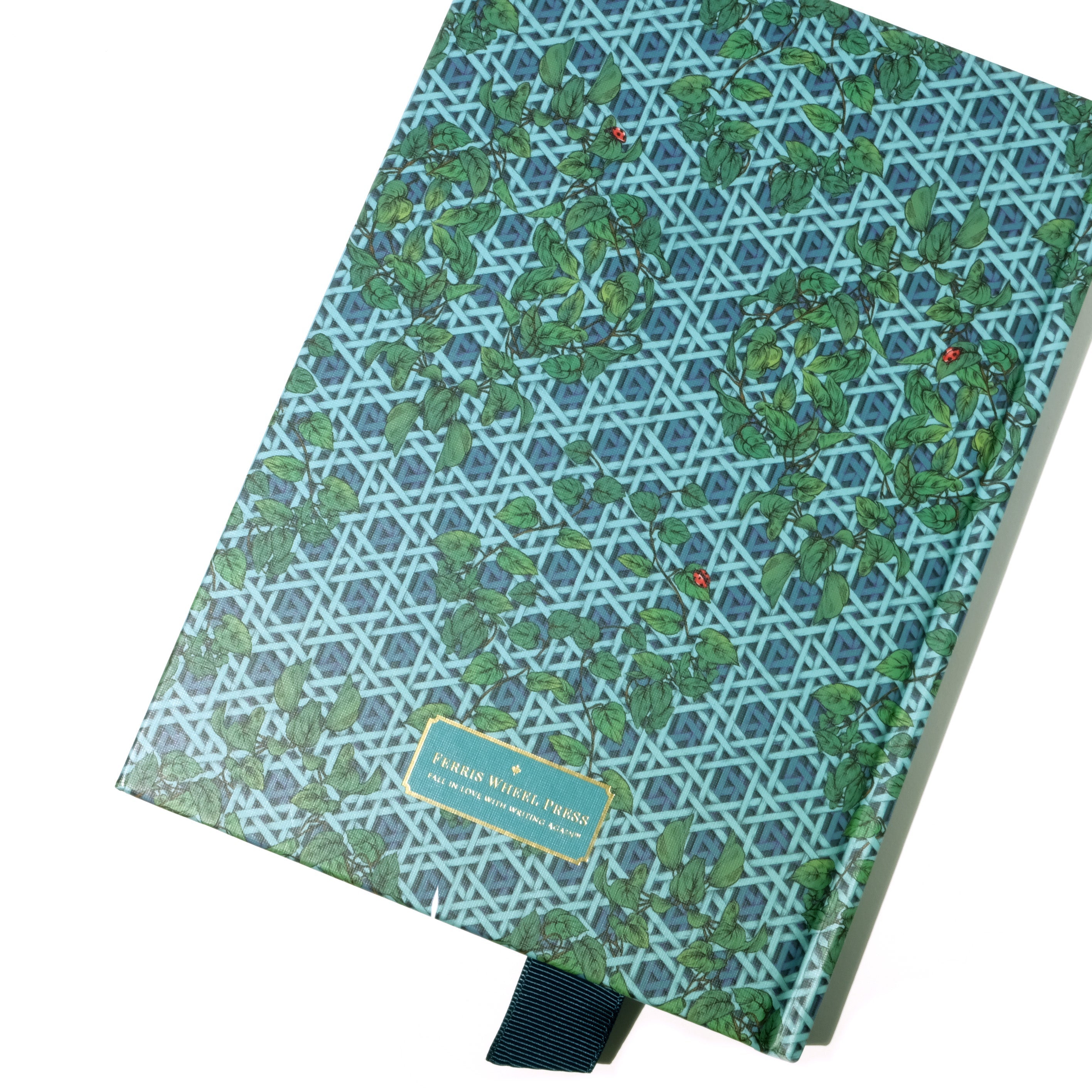 The Sketchbook A5: Enveloped in Rattan - Teal