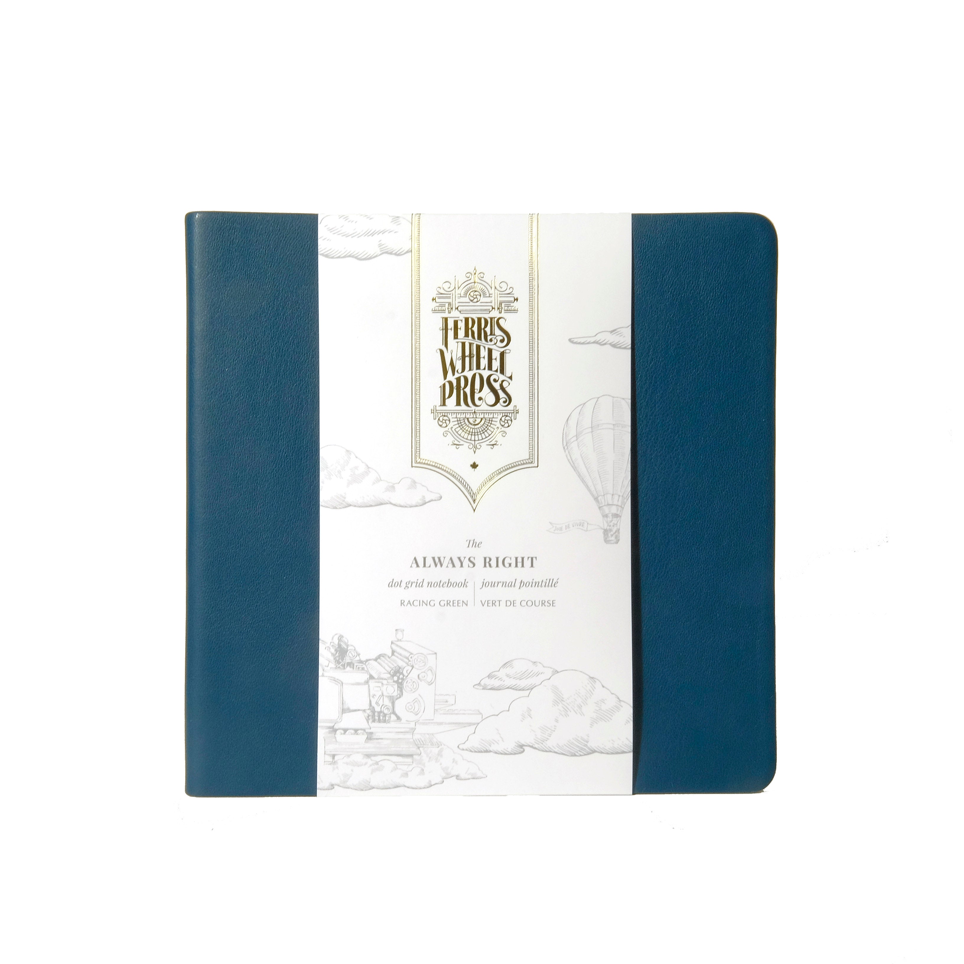 Always Right Fether Notebook - Racing Green