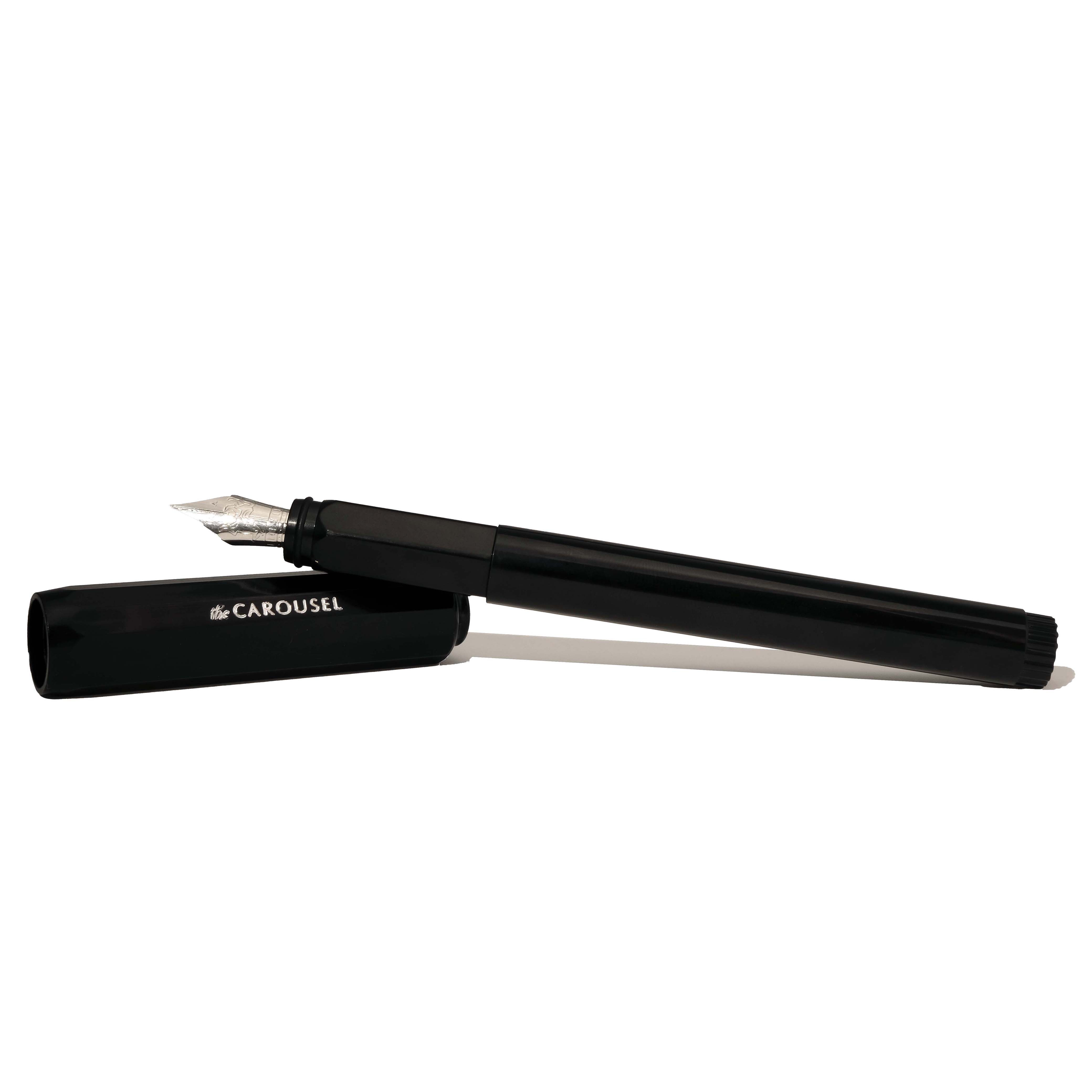 Limited Black Edition - The Carousel Fountain Pen - Nevermore Noir