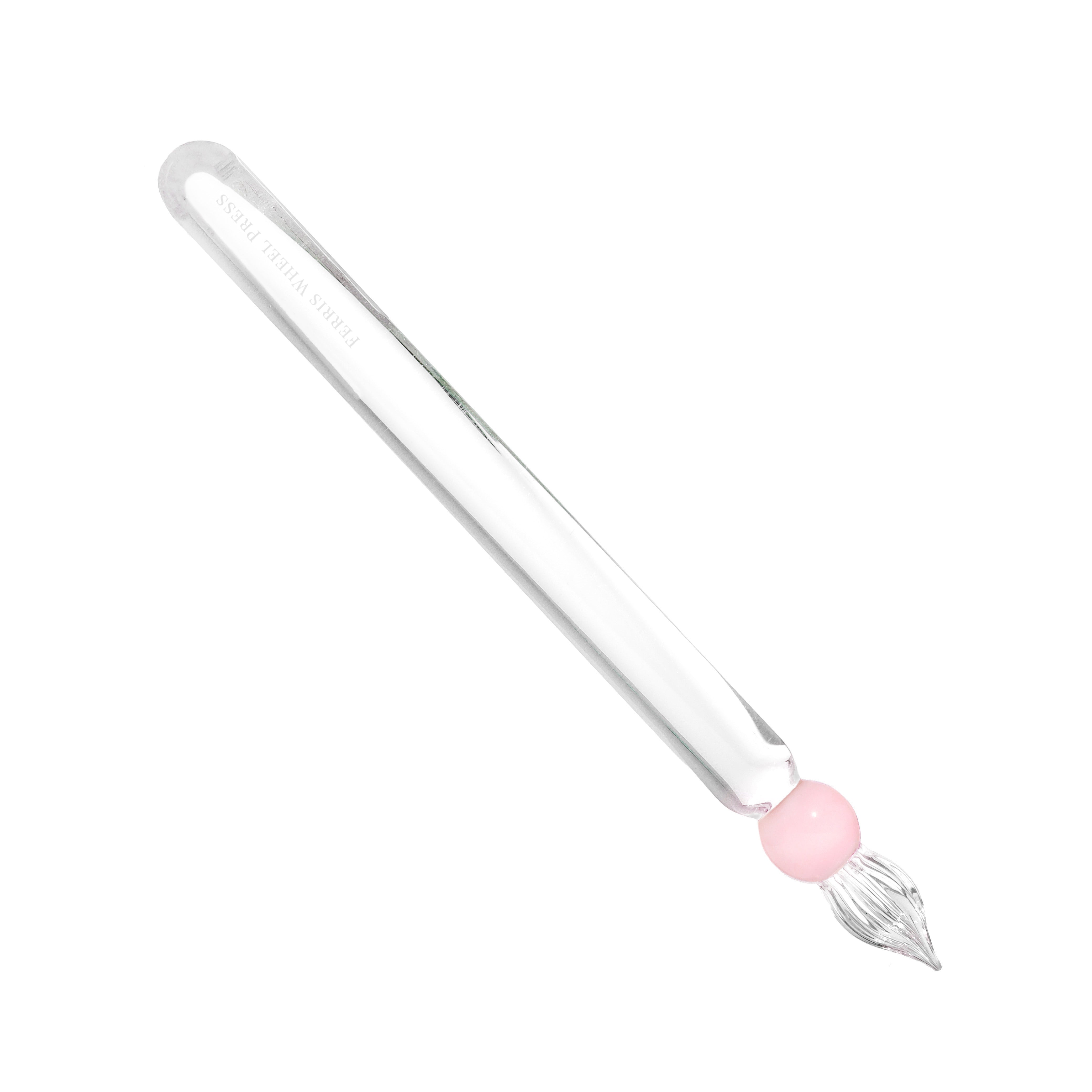 The Gumdrop Glass Dip Pen - Pearl Pink